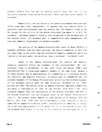 Tectonics of Hudson Bay in the Light of Geophysical Evidence Page 18
