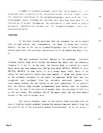 Tectonics of Hudson Bay in the Light of Geophysical Evidence Page 20