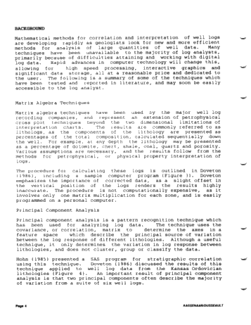 Development of PC - Based Interactive Geophysical Log Interpretation System Page 4