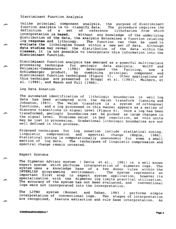 Development of PC - Based Interactive Geophysical Log Interpretation System Page 5