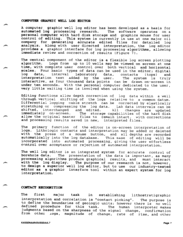 Development of PC - Based Interactive Geophysical Log Interpretation System Page 7