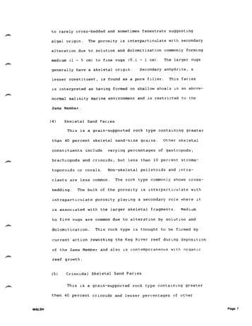 Development of the Zama Basin and Upper Keg River Reefs Page 7