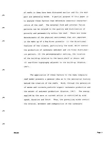 Development of the Zama Basin and Upper Keg River Reefs Page 11
