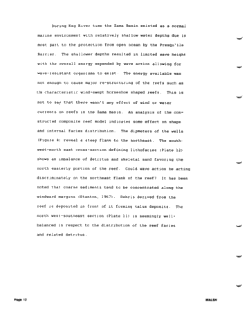 Development of the Zama Basin and Upper Keg River Reefs Page 12