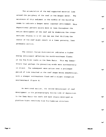 Development of the Zama Basin and Upper Keg River Reefs Page 14