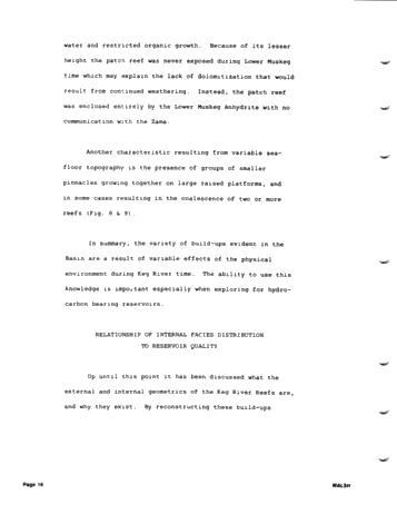 Development of the Zama Basin and Upper Keg River Reefs Page 16