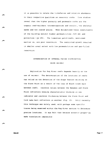 Development of the Zama Basin and Upper Keg River Reefs Page 17