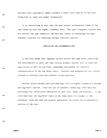 Development of the Zama Basin and Upper Keg River Reefs Page 19