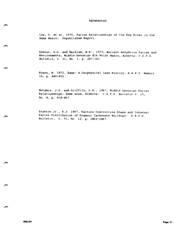 Development of the Zama Basin and Upper Keg River Reefs Page 21