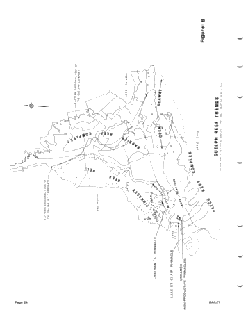 A New Look at the Development, Configuration and Trapping Mechanisms of the Silurian Guelph Reefs of Southwestern Ontario Page 24