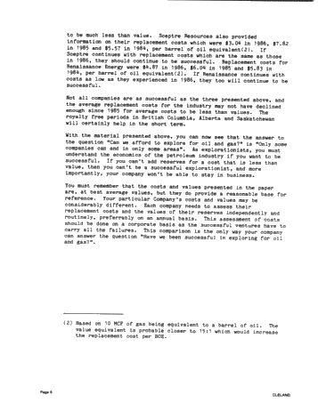 Opening Address - Can we Afford to Explore for Oil and Gas? Page 6