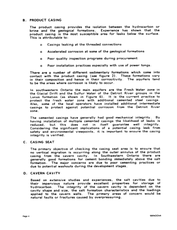 Integrity Testing of Hydrocarbon Storage Caverns: A User's Perspective Page 4
