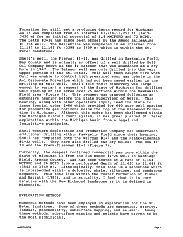 Exploring for Michigan's Prairie du Chien Deep Gas Reservoirs Page 5