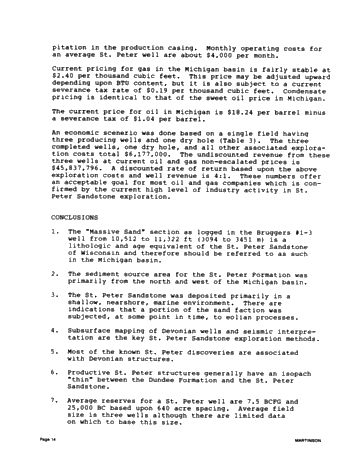 Exploring for Michigan's Prairie du Chien Deep Gas Reservoirs Page 14