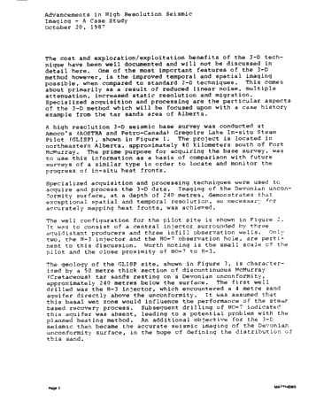 Advancements in High Resolution Seismic Imaging - A Case History Page 2