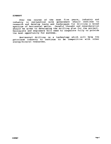 Directional Drilling: Rationale for Selection of Targets Page 5