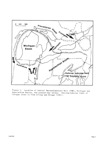 A Comparison of the Middle Proterozoic Balmat Evaporite Sequence With Niagaran and Cayugan Strata in the Michigan-Appalachian Basins Page 3