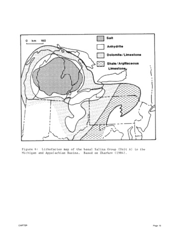 A Comparison of the Middle Proterozoic Balmat Evaporite Sequence With Niagaran and Cayugan Strata in the Michigan-Appalachian Basins Page 15