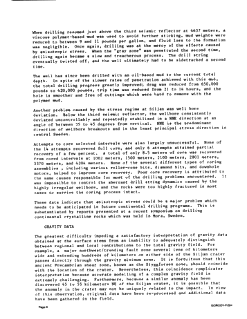 The Deep Earth Gas Swedish Drilling Project Page 6