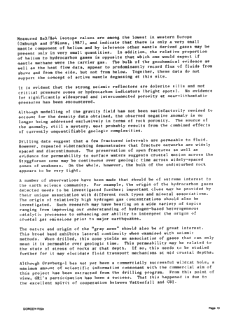 The Deep Earth Gas Swedish Drilling Project Page 13