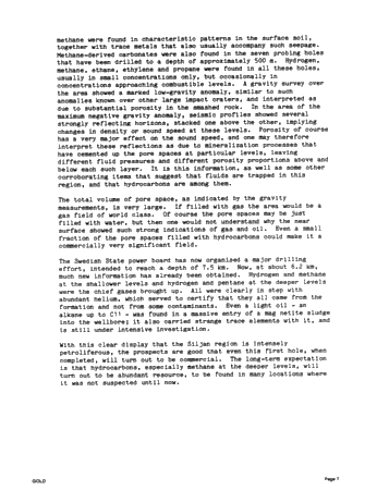 The Deep Earth Gas Swedish Drilling Project Page 17