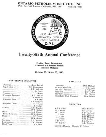 Twenty-Sixth Annual Conference Page 1