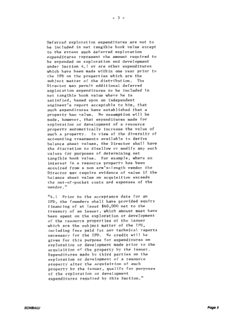 A Review of Ontario Securities Commission Policies Related to Junior Resource Issuers Page 3