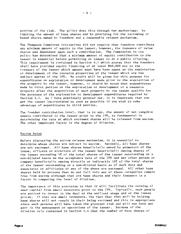 A Review of Ontario Securities Commission Policies Related to Junior Resource Issuers Page 6