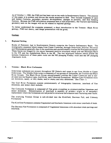 Formation Micro Scanner Applications in Southwestern Ontario Page 2