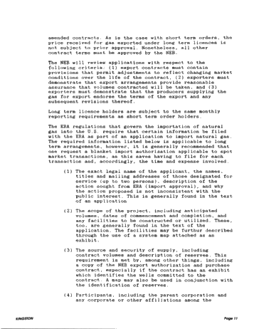 Marketing Opportunities for Ontario Gas in the United States Page 11