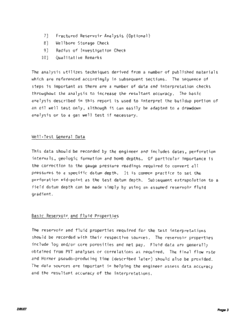 A Method of Pressure Transient Analysis for Well Testing in Ordovician Reservoirs Page 3
