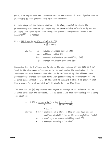 A Method of Pressure Transient Analysis for Well Testing in Ordovician Reservoirs Page 8