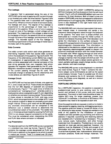 Vertiline, a New Pipeline Inspection Service Page 2