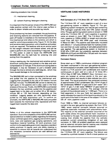 Vertiline, a New Pipeline Inspection Service Page 3