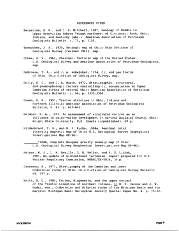 Trenton (Ordovician) Structure in Northwestern Ohio Page 9