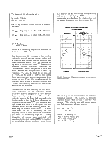 Fourier Transform Infrared Spectroscopy for Rapid Mineral Analysis Page 13
