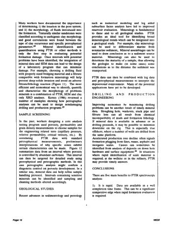 Fourier Transform Infrared Spectroscopy for Rapid Mineral Analysis Page 16