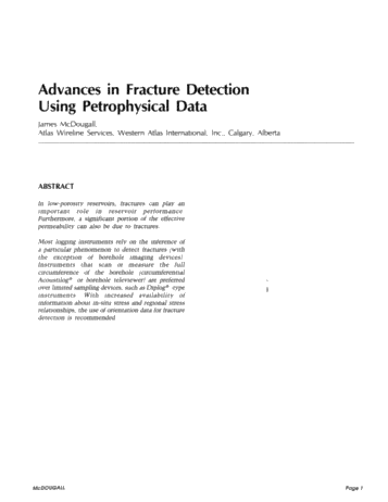 Advances in Fracture Detection Using Petrophysical Data Page 1