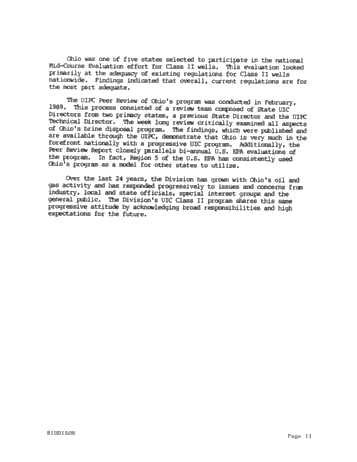 Brine Disposal in Ohio Page 11
