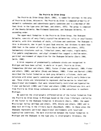 Genetic Stratigraphy and Correlation in the Ordovician of the Michigan, Basin, Midcontinent, U.S.A. Page 7