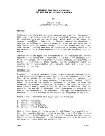 Naturally Fractured Reservoirs: the Need for an Integrated Approach Page 1