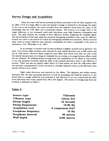 Application of the V.S.P. Technique to Locating a Devonian Reef; A Case Study Page 3