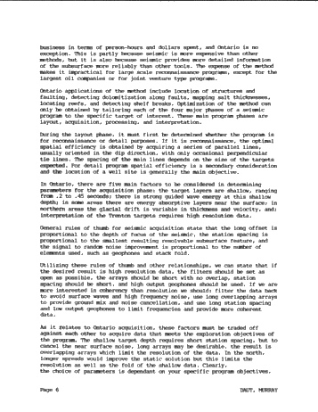 Ontario Exploration: Method or Magic? Page 6