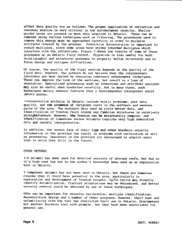 Ontario Exploration: Method or Magic? Page 8