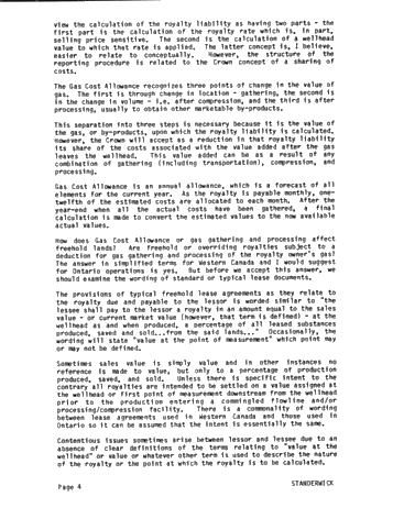 Gas Royalties and Gas Cost Allowances Page 4