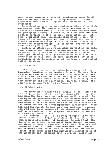 Depositional Environment of the Queenston Shale, Southwestern Ontario Page 3