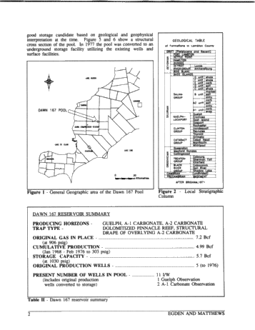 A 3-D Seismic Case Study of the Dawn 167 Pool Page 2