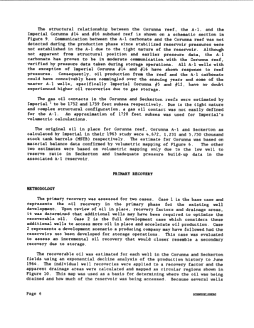 Secondary Recovery of Oil in a Natural Gas Storage Reservoir: A Case Study Page 6