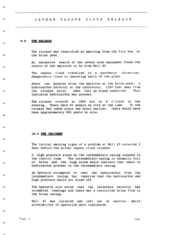 A Vapour Cloud Release From an LPG Storage Cavern Page 4