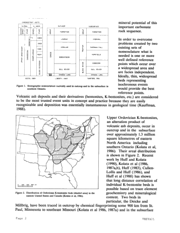 Ordovician Bentonites in the Subsurface of Southwestern Ont. Page 2
